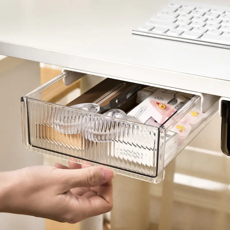 Under-Desk Drawer Organizer for Office Supplies - high-quality product