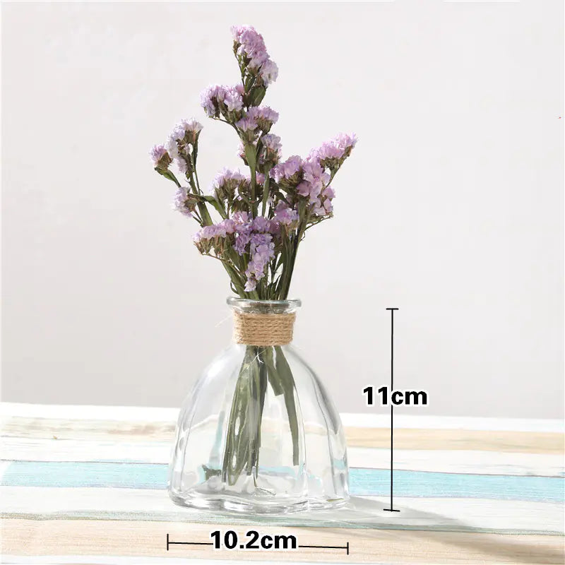 Creative Glass Vase for Home Decor with Plants Unique Geometric Design - product feature